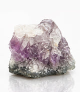 Natural Raw Amethyst Crystal Cluster with Purple and Clear Quartz Points