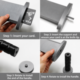 Safe Prop Knife Contactless Card Holder | Tap-to-Pay Novelty Wand
