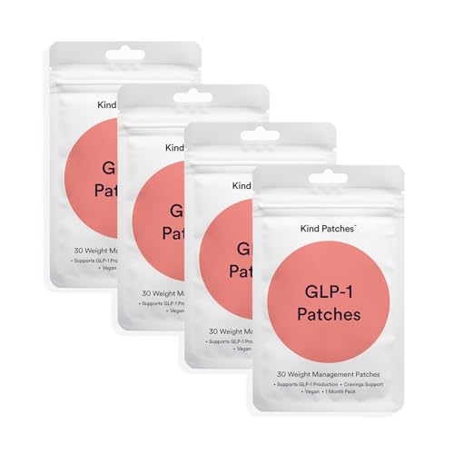 GLP - 1 Patches by Kind Patches for Unisex - 30 Count Patches - Pack of 4|B0FK194S3Q