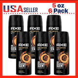 AXE Dark Temptation 5 oz Body Spray Multi-Pack | Choose 3 Pack or Best-Value 6 Pack | 48HR Fresh Dark Chocolate Scent