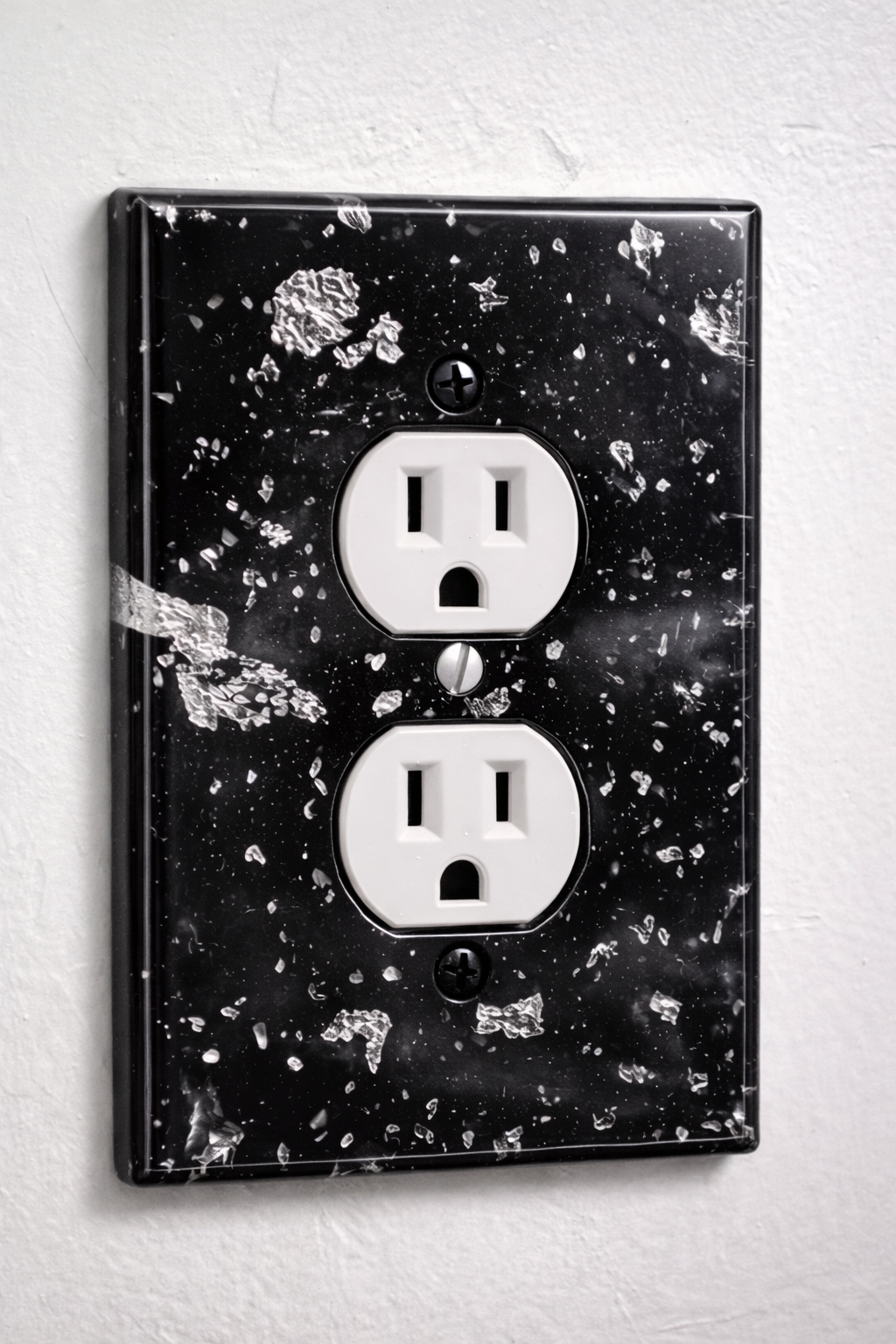 Custom Handmade Resin Switch Plate & Outlet Cover | Light Switch Cover + Outlet Wall Plate | Glitter, Marble, Gold Leaf Decor