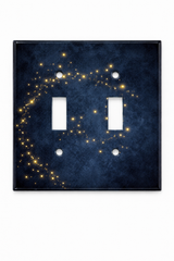 Custom Handmade Resin Switch Plate & Outlet Cover | Light Switch Cover + Outlet Wall Plate | Glitter, Marble, Gold Leaf Decor