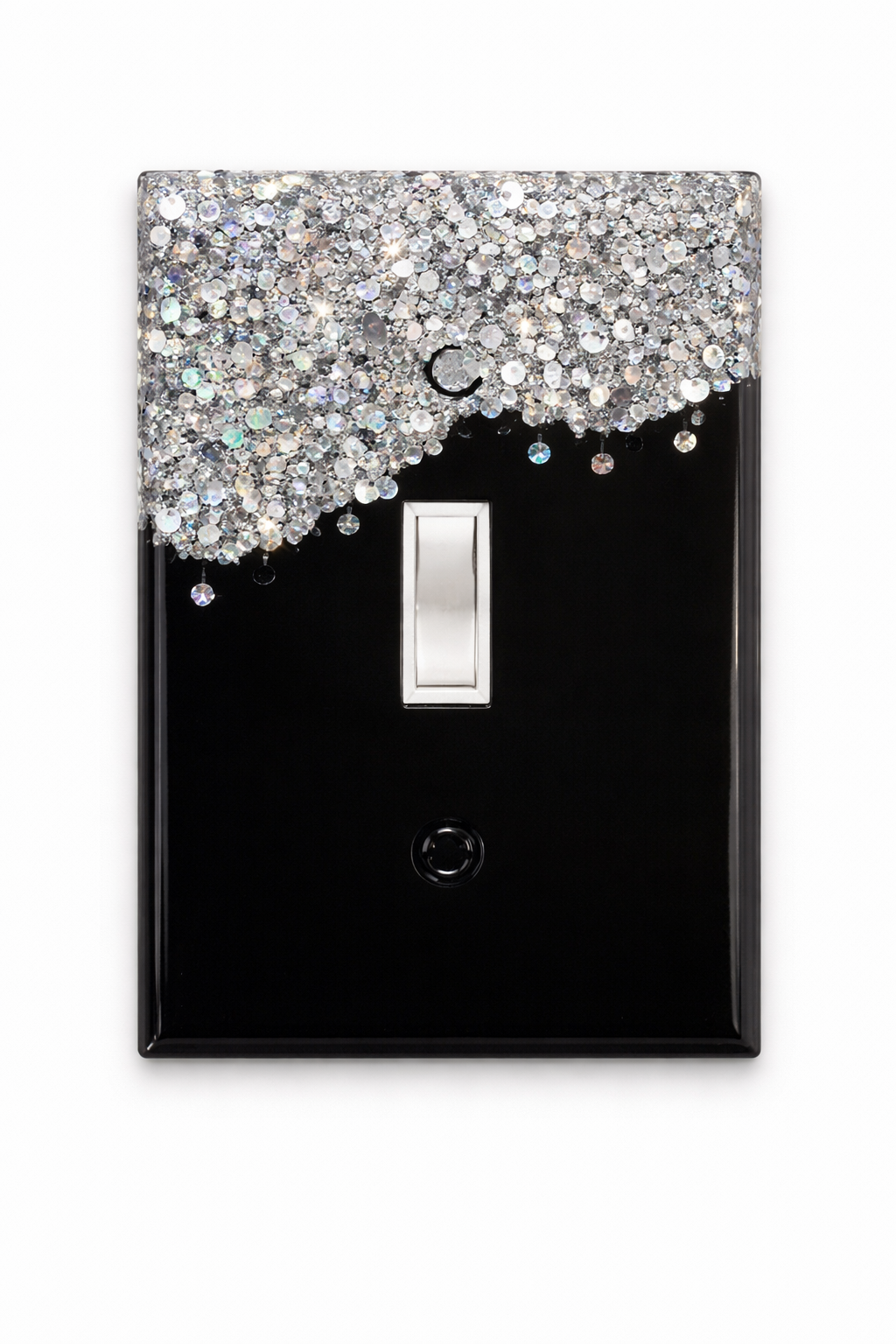 Custom Handmade Resin Switch Plate & Outlet Cover | Light Switch Cover + Outlet Wall Plate | Glitter, Marble, Gold Leaf Decor