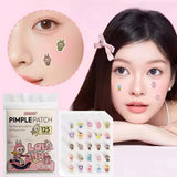 Hydrocolloid Waterproof Labubu Acne Pimple Patches 125ct