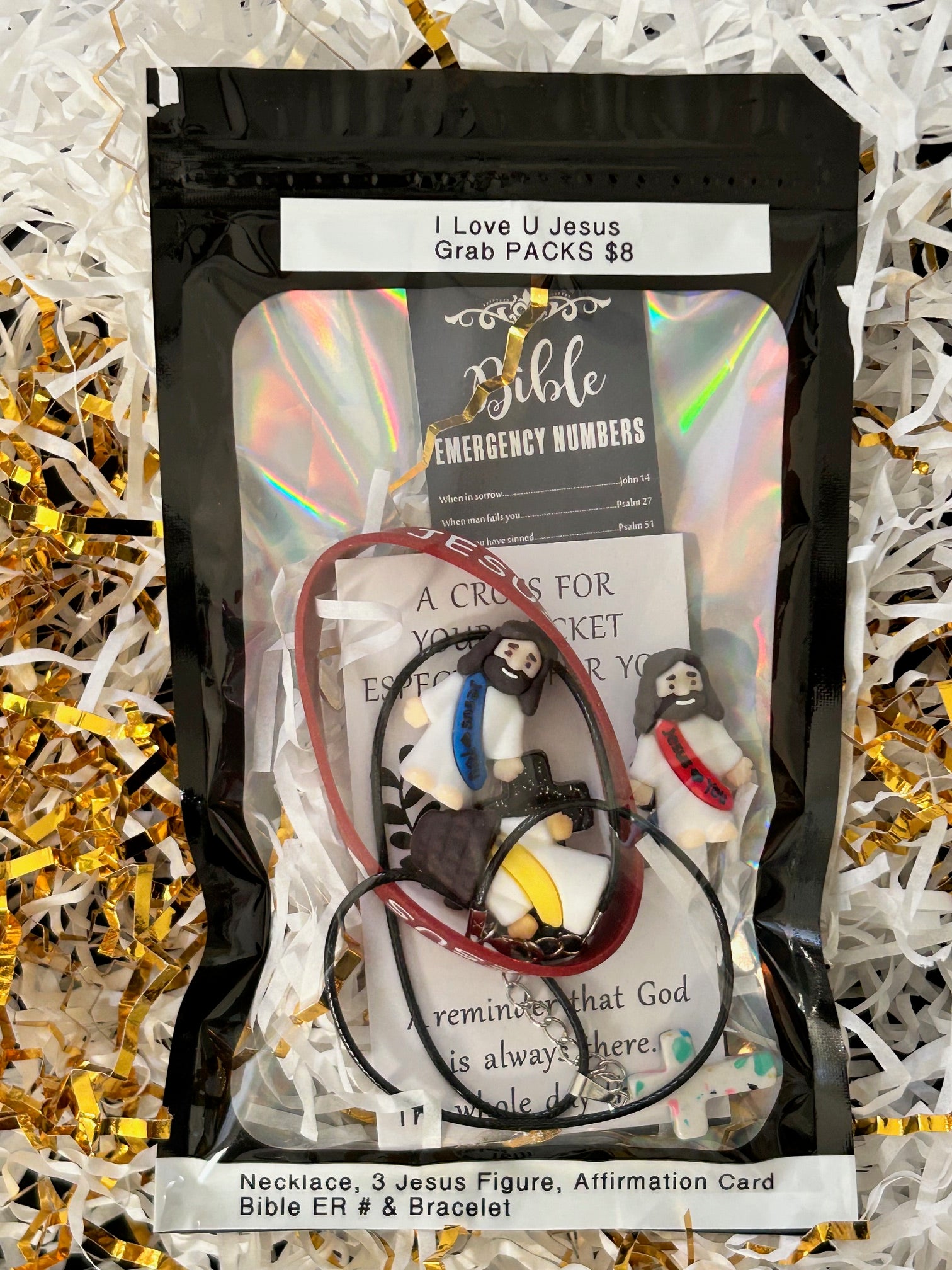 I LOVE U JESUS GRAB PACKZ