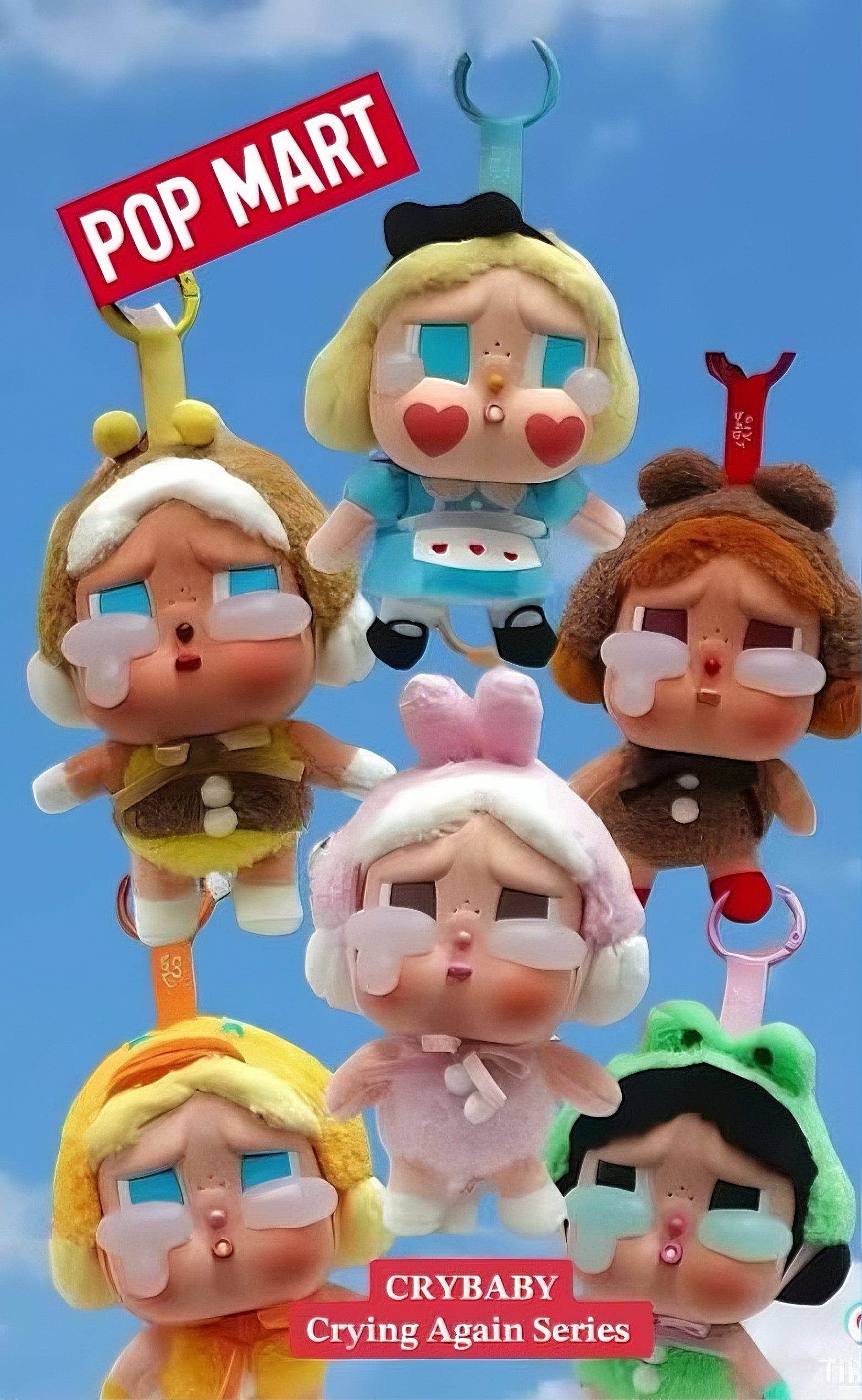 Crybaby Tears Factory Series - Vinyl Face Plush Blind Box, Random Design Action Figures Collectible Toys Home Decorations, Holiday Birthday Gifts, Single Box