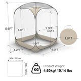 Sports Tent Instant Tent Shelter Weather Proof 2-4 People Bubble Tent