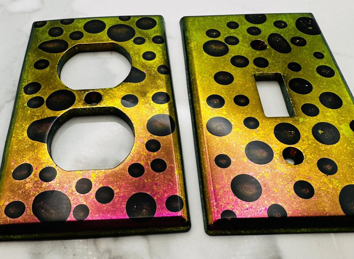 Epoxy Resin Light Switch Cover  & Outlet Wall Plates|166088025864