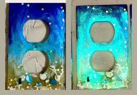 Custom Handmade Resin Switch Plate & Outlet Cover | Light Switch Cover + Outlet Wall Plate | Glitter, Marble, Gold Leaf Decor